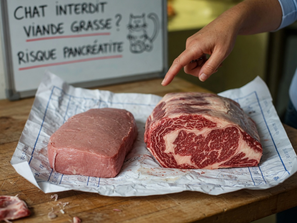 Confronto tra tagli di manzo magri e grassi per la sicurezza dell'alimentazione del gatto