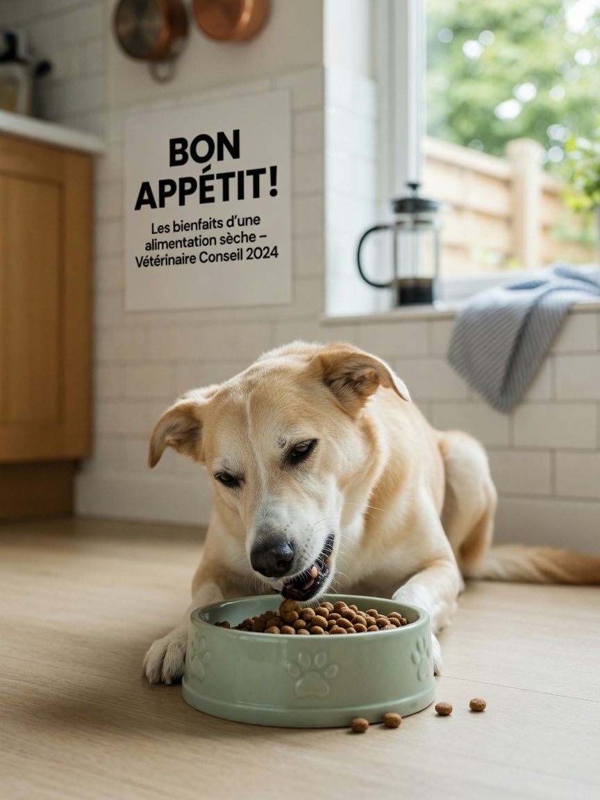 Dog eating normally from a bowl despite having hidden periodontal disease